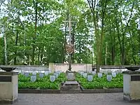 Graves of January Uprising veterans at Warsaw's Powązki Cemetery