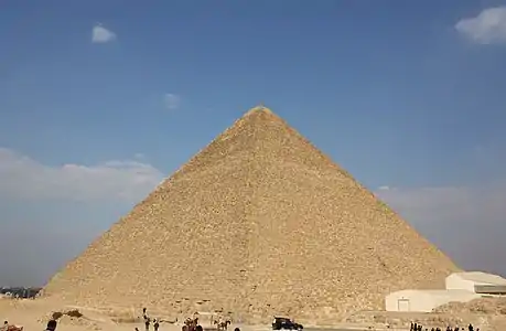 Great Pyramid of Giza, the tallest building in the world for over 3800 years