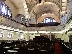 Sanctuary of the 1905 synagogue