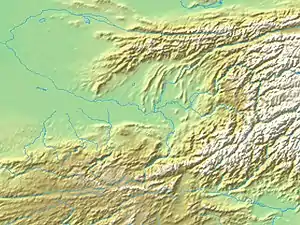 Surkh Kotal is located in Bactria