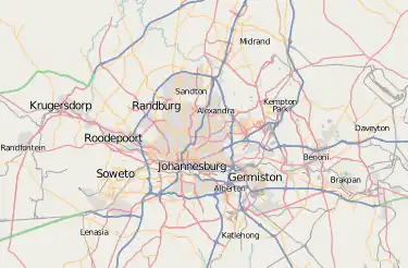 QRA is located in Greater Johannesburg