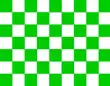 Green and White Checkered Flag