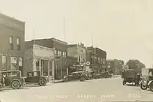 Main Street, Greene, Iowa, 1915