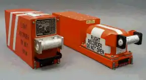 The "black box" is actually bright orange.