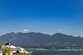 Grouse Mountain view from Vancouver