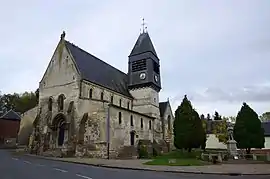 The church in Guerbigny