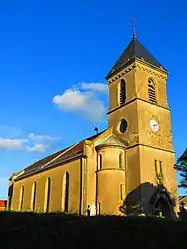 The church in Guermange