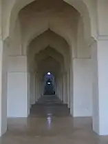 Another view of arches inside the mosque.