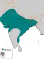 Pataliputra as a capital of Gupta Empire. Approximate greatest extent of the Gupta Empire.