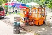 Gus and Yiayia's is a historic shaved ice stand in Pittsburgh's Allegheny Commons Park.