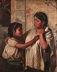 Oaxaca Indians painting by Felipe Santiago Gutiérrez