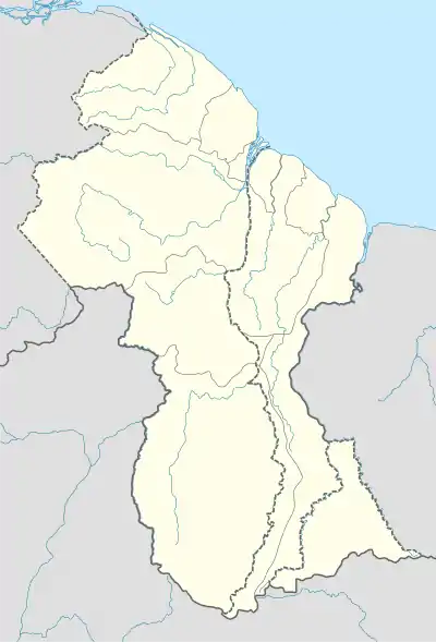 Corriverton is located in Guyana