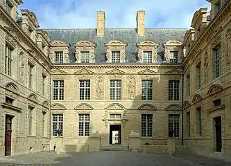 Main building from the courtyard