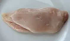 "White" meat:chicken breast (flight muscle)