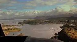 Bay aerial view