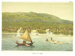 Rai stone transport to Yap Island (1880)