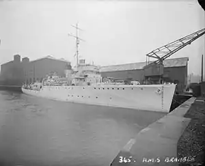 HMS Bramble, April 1942