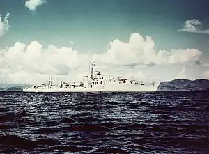 HMS Charity, Korea, 1952.