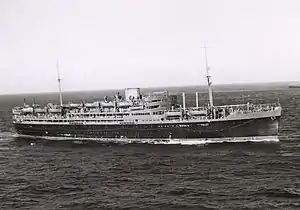 HMT Dunera in 1940