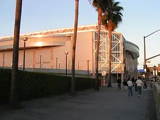 Side view of SAP Center