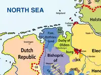 Principality of East Frisia within the Holy Roman Empire in 1789