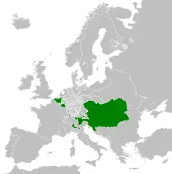 The Habsburg monarchy on the eve of the French Revolution, 1789