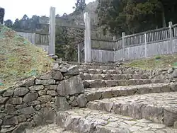 Stone wall and gate of Hachiōji Castle