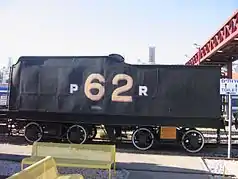 Tender of NBL 4-6-0 no. 62, built 1935, now preserved at the Israel Railway Museum