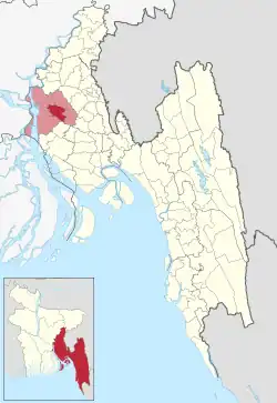 Location of Haziganj