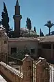 Hala Sultan Tekke behind a small courtyard in 1958