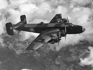 Halifax Bomber as used by 77 Squadron