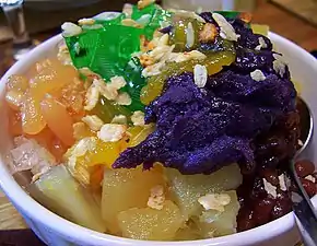 Halo-halo with ube halaya