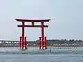 Torii on the lake