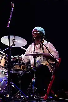 Hamid Drake at Moers Festival 2006, Germany