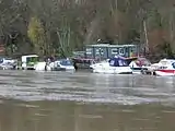 The boathouse on the north bank