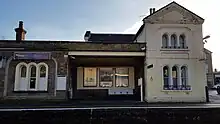 The original Hampton booking office on Station Road