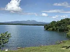 Harangi Dam Reservoir viewed from Harangi Elephant Camp & Tree Park