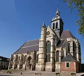 The church in Harbonnières