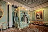 Bedroom in Harewood House Harewood, West Yorkshire, England, 1759–1771, by Robert Adam