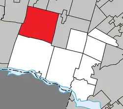 Location within Argenteuil RCM