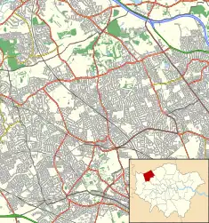 Royal National Orthopaedic Hospital is located in London Borough of Harrow