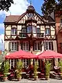 House in the Fachwerk half-timbered style