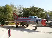 The MiG-21 that deserted from Iraq to Hatzor in 1966 in the IAF Museum