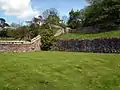 Site of garden established by Abbot Nicholas of Longnor, elected 1325.