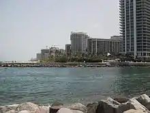 View on Bal Harbour across Baker's Haulover Inlet