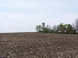 Hawkeye Point is roughly at the site of the silo.