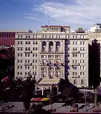 The Hay–Adams Hotel is on Lafayette Square across from the White House.