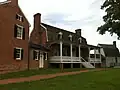 Haberdeventure, detail of main house and dependencies, from the north, 26 June 2011