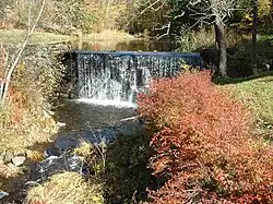 Dell Dam in autumn