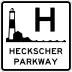 Heckscher State Parkway marker